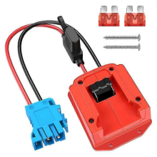 Προσαρμογέας Power Wheels συμβατός με μπαταρία Milwaukee 18V M18 με σύνδεσμο καλωδίωσης κα