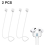 2 ζεύγη μαγνητικών ιμάντων anti-lost για airpods, μαλακό αθλητικό κορδόνι σιλικόνη 1