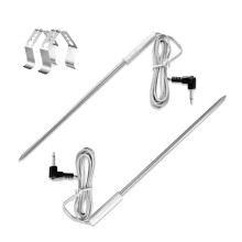 Meat Probe Replacement 2Pack for Nexgrill Oakford and Members Mark Pellet Grill, Accurate BBQ Temperature Monitoring