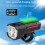 Solar Charging Bicycle Front Light LED Headlight Road Bike Flashlight Cycling Accessories 3