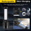 2 Pack LED Rechargeable Flashlight Solar Flashlights for Home, Camping,Hiking, Emergencies, Adventures 6