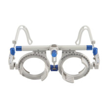 New Optometry Trial Frame PD 48-80mm Adjustable 4 Lens Slots with Eye Distance Scale Eye Exams Eyewear Trial Tool