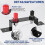 Battery Relocation Kit, Battery Jump Post Kit Heavy Duty Remote Battery Terminals Charging Post with Bracket Cable 4