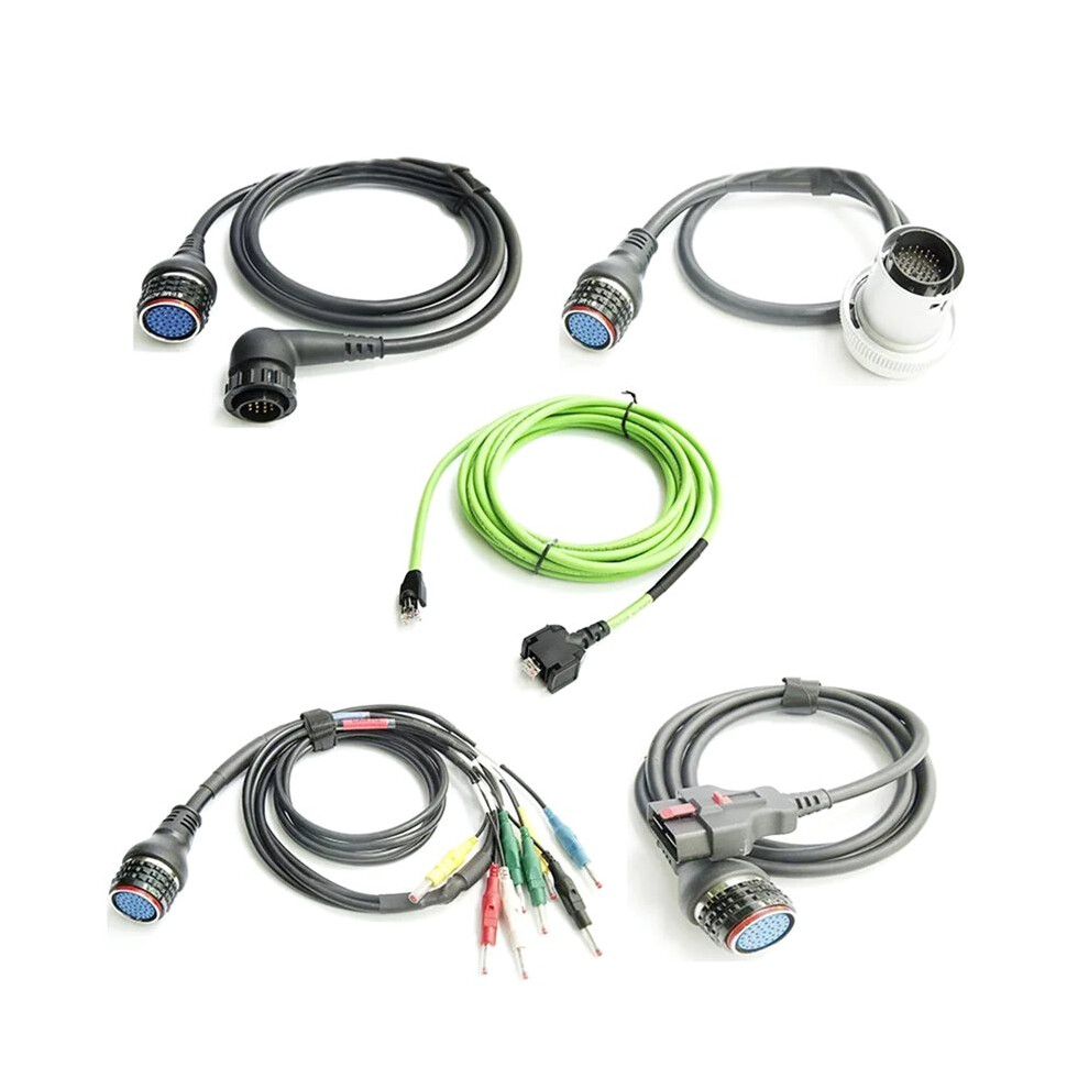 For Mb Star C4 C5 Obd2 Connection Cables 38Pin/14Pin 16/4Pin Obd2 Testing Cable Net Lan Cable 6034142811303