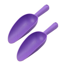 2pcs Garden Hand Shovel Set Small Plastic Gardening Trowels Ergonomic Grip for Indoor and Outdoor Planting
