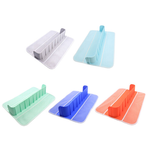 Spill Proof Bathtub Divider Silicone Splash Guard-Deep Blue 2