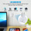 12  Ranges with 2 Buttons Timer  Socket LED Display, Countdown Status for Lighting and Household EU Plug 5