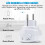 12  Ranges with 2 Buttons Timer  Socket LED Display, Countdown Status for Lighting and Household EU Plug 6
