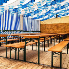 4X 10M Bavarian Garland Decoration Oktoberfest Bavaria Party Oktoberfest Pennant Bavarian Banner Bavaria Photo Prop