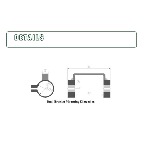 5X KT- LCD3 Display Holder Bracket Electric Bicycle System Display Bracket for Ebike KT Kunteng LCD 3 Display