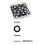 100pcs Magnetic High Reflective Marking Points for Handheld 3D Scanner Target Positioning Points 6mmx10mm 8