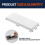 24PCS Tabletop Fire Pit Ceramic Wool Wick Table Top Firepit Sponge Cotton Core Fireplace Replacement Wicks 2x4.7inch 7