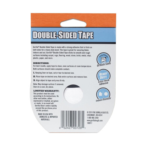 Gorilla Gorilla Double Sided Tape 35mm x 7.3m 2
