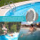 Pool Skimmer Basket with Handle for Above Ground Pools, Easy Debris Removal, Durable Replacement 3