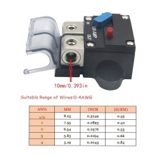 3X 12-24 Volt 200A Circuit Breaker Trolling Motor Auto Car Marine Stereo Audio Inline Fuse Holders Inverter