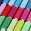 200x Sewing Thread Set 100 Colour 250Yd Each Spool Polyester Thread Kit for Hand or Machine Sewing 6
