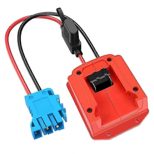 Προσαρμογέας Power Wheels συμβατός με μπαταρία Milwaukee 18V M18 με σύνδεσμο καλωδίωσης κα 1