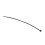 3mm x 150mm Auto Wire Push Cable Zip Tie Organizer White Black 500 Pcs 10