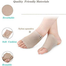 6X Compression Arch Support with Comfort Gel Pad,Arch Brace for Flat Feet Cushions for Women & Men