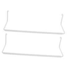 2 Pcs Pegboard Paper Towel Holder Set, Extendable Arm Fit, SpaceSaving Kitchen Garage Organizer