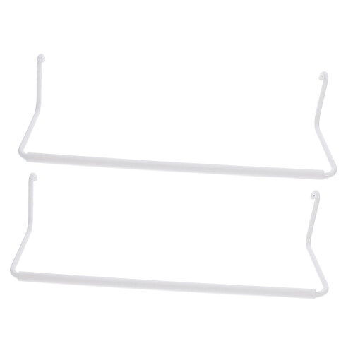 2 Pcs Pegboard Paper Towel Holder Set, Extendable Arm Fit, SpaceSaving Kitchen Garage Organizer