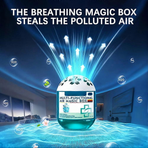 Πολυλειτουργικό Air Magic Box - Φορητός καθαριστής αέρα και σκούπα σκόνης, χωρίς ηλε 2