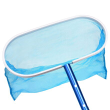 Heavy Duty Pool Skimmer Net with Deep Bag, Fine Mesh Leaf Rake for Swimming Pools, Hot Tubs and Spas