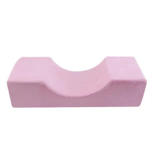 Eyelash Extension Pillow with Pocket, Memory Foam Support for Salon Lash Artists and Neck Comfort