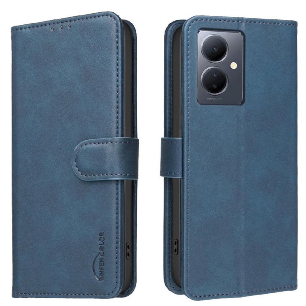 () Phone Case For Vivo Y36 Rfid Blocking Protection Convenient Kickstand Drop Protection All Round Shockproof 764563341740