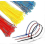 1200pcs Colored Cable Ties 100mm x 2.5mm Assorted Zip Ties Set -H 4