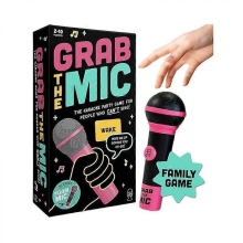 Grab The Mic Karaoke Game, Hilarious Board Game for Kids & Adults, Perfect for Parties & Birthdays