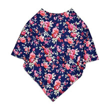 Nursing Cover Red Flowers – Breathable Breastfeeding Cover with Discreet Coverage and Versatile Wrap Style