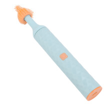 Electric Baby Bottle Brush Set IP65 Waterproof Silicone Cleaner with Ergonomic Handle Blue 4pcs