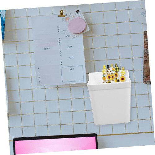 Pegboard Organizer Set with Hooks, White Tool Storage Bins for Garage, Craft Room and Kitchen 2