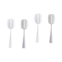 2 Sets Baby Bottle Brush Set with Soft Bristles Long Handle for Glass Cup Cleaning Random Color