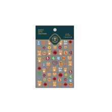 Chinese Style Nail Decals 5D Self Adhesive Stickers Thin Tough Easy Trim for Manicure 1Pcs 01