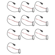 10X Car Power Converter 12V to 5V 3A Voltage Converter with Single USB Adapter Connectors for Phone Charging Car