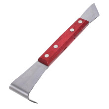 Tree Bark Peeler with Double Head Design, Ergonomic Wood Handle Debarking Tool for Fruit Trees and Logs
