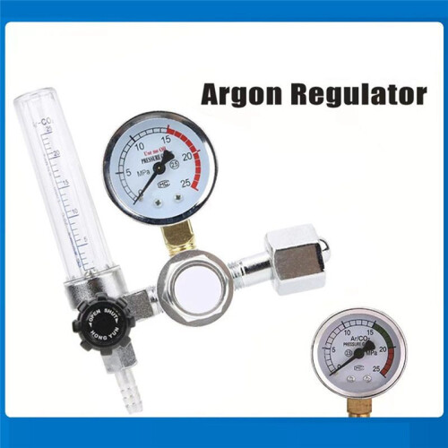 Argon Flow Meter Argon Regulator Meter Mig Tig 0-25 MPa, Standard Flow Meter, Welding Device, Argon Pressure Reducer 1