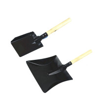 2Pcs Durable Carbon Steel Garden and BBQ Shovel Set, Lightweight Multi Purpose Tools with Ergonomic Grip