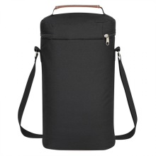 Runde, isolierte Tasche aus Oxford-Gewebe – Dicke Weintasche und Lunchtasche aus Aluminiumfolie für Büroangestellte
