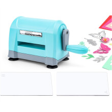 Macchina Fustellatrice Manuale, Macchina Fustellatrice e Goffratrice Portatile per La Creazione di Biglietti, Scrapbooking e Lavori con La Carta