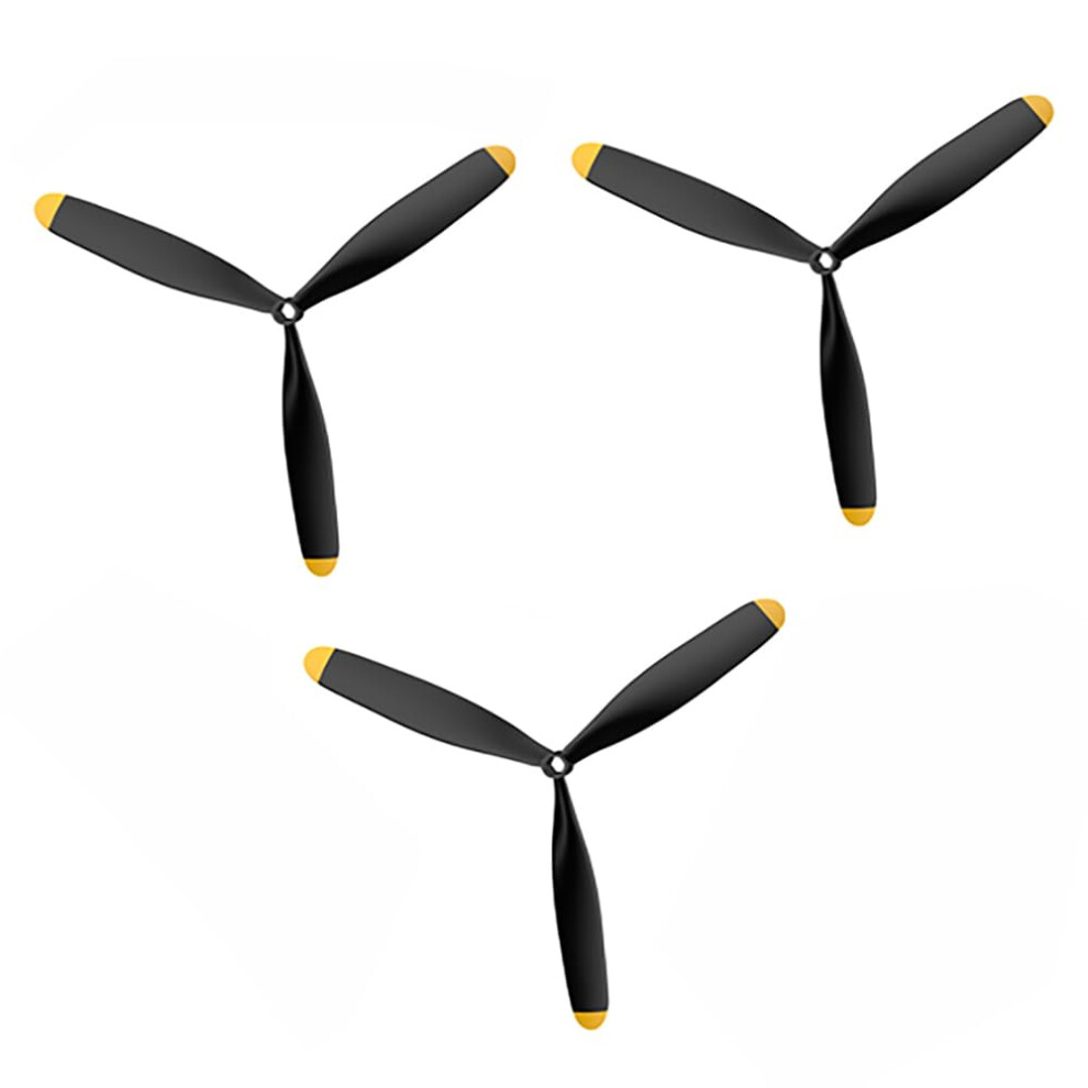 Rc Airplane Propeller Set For Volantex 761 Series, 3 Blade Replacement For P51d Spitfire P47 Planes 9771547026228