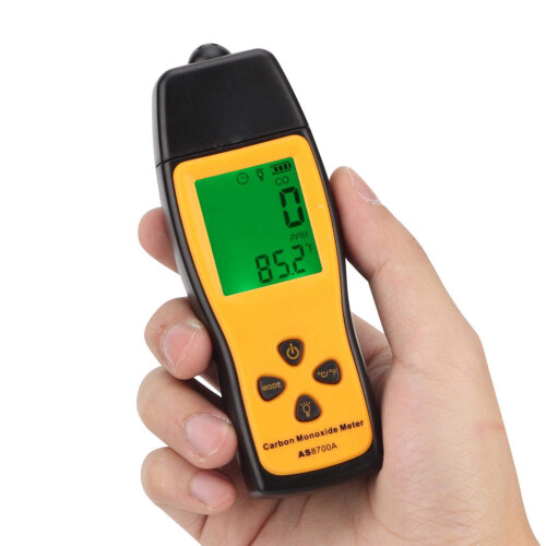 Carbon Monoxide Detector with ‑Precision Sensor, Handheld CO Meter with Clear LCD Display for Industrial Use