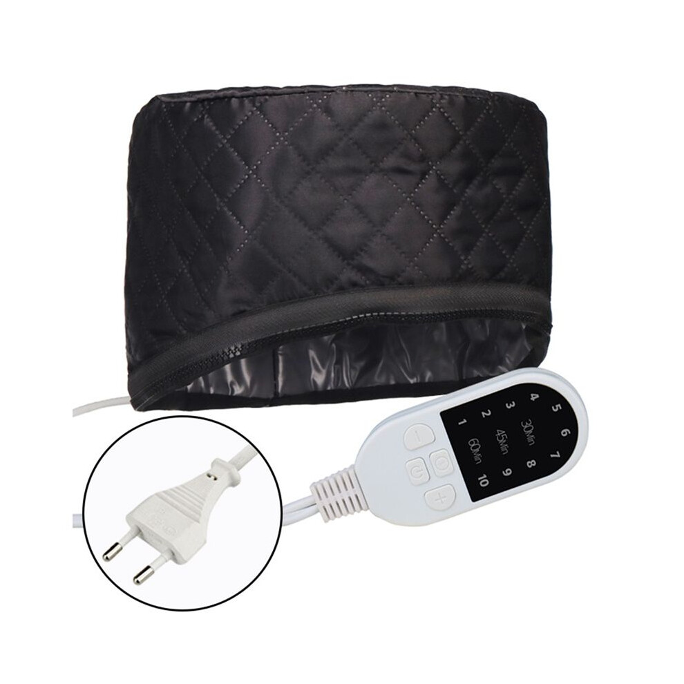 Tauoh Portable Electric Thermal Hat 10-Level Heat Electric Hair Cap 3 Timer Hair Steaming Cap For Salon Hair Care Eu Plug