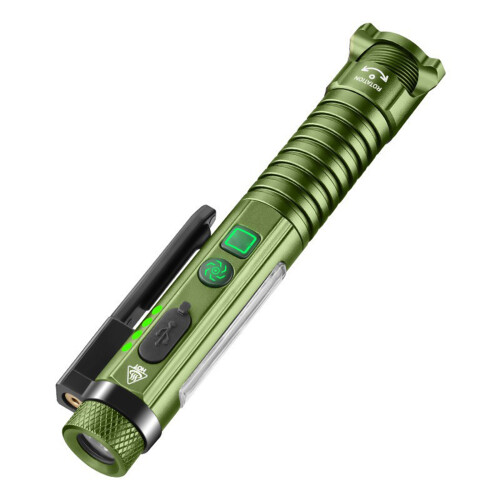 Multifunktionale Taschenlampe mit schnellem Licht,-Ohne