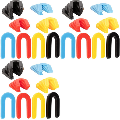720 Packs Plastic Shims Horseshoe U Shaped Tile Spacer Shims Small Structural Plastic Shims
