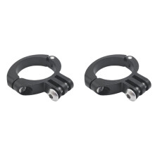 2X Bicycle Handlebar Mount Bike Motorcycle Aluminum Holder for Action Camera Bicycle Accessories
