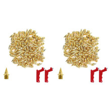 240 Pz 1/4 di Pollice Picchetti per Scarpe Da Pista, Picchetti di Ricambio per Scarpe Da Corsa Corte Country con Chiave A Punta