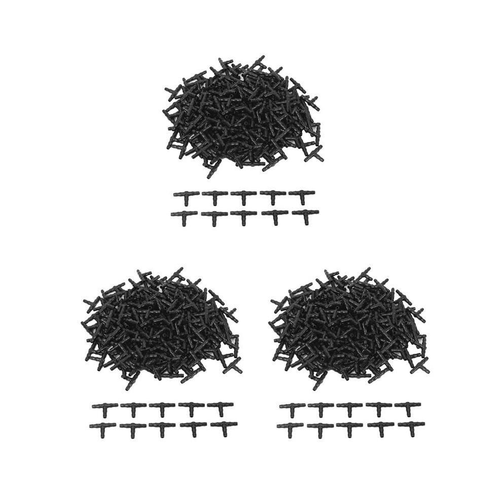 600Pcs 1/4 Inch Universal Barbed Tee Fittings, Drip Irrigation Barbed Connectors For 1/4 Inch Water Hose Connectors 6032827814823
